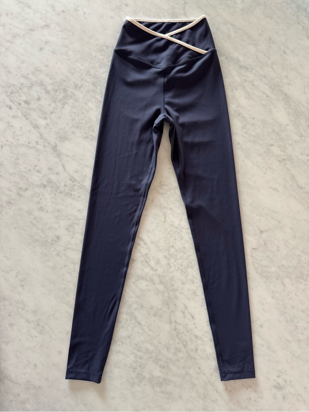 tala contrast trim navy blue leggings - Picture 2 of 6